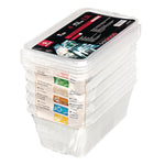 Boîte de stockage GN1/4 Matfer Bourgeat Modulus utilisation intensive 3,5L (lot de 5) — CC329