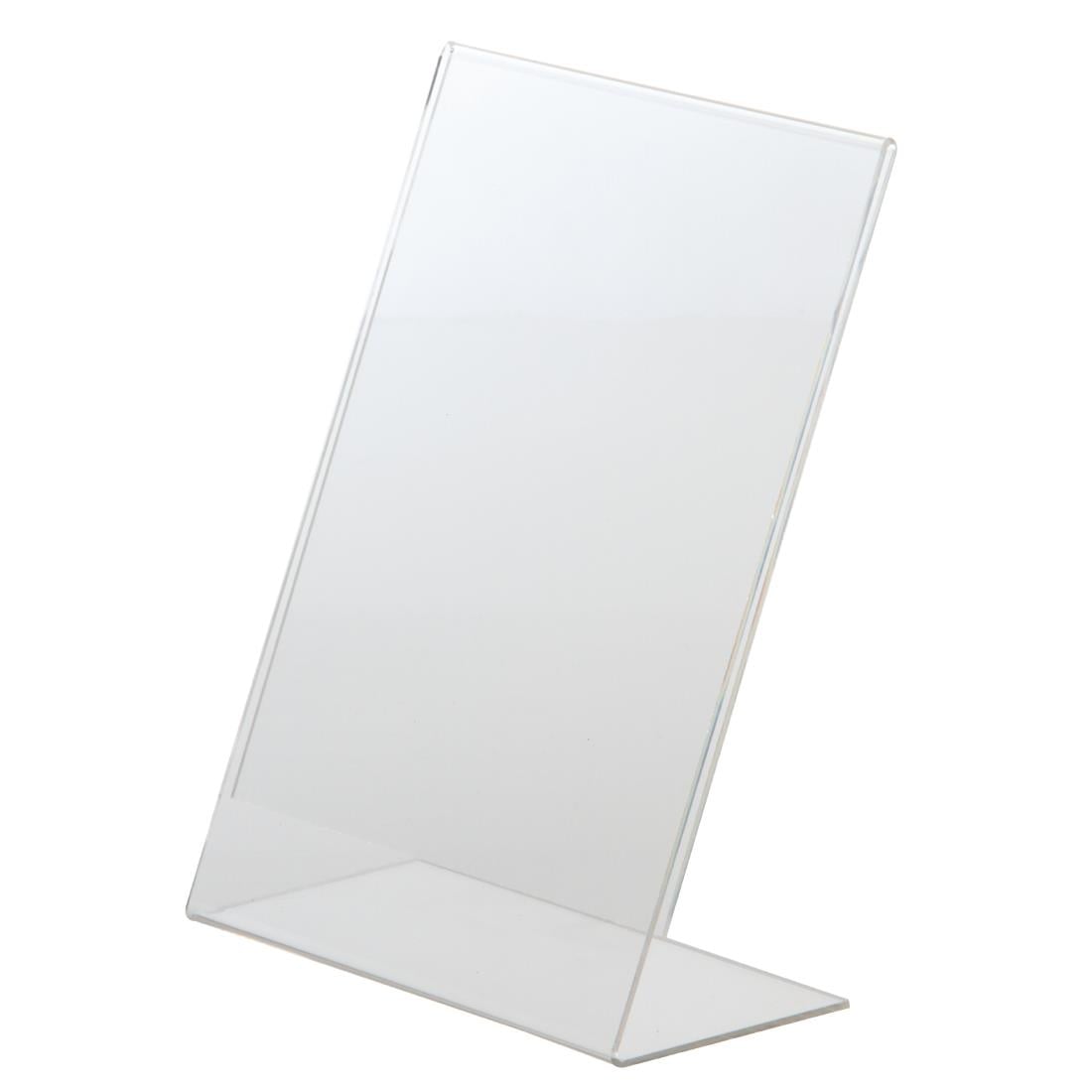 Protège-menus incliné en acrylique Olympia A5 — CC444