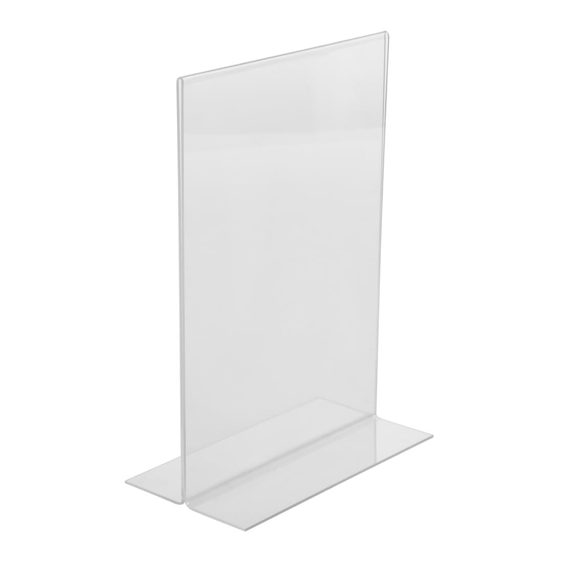 Porte-menu vertical en acrylique Olympia A5 — CC446