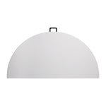 Table ronde pliable au centre Bolero blanche 1530mm — CC506