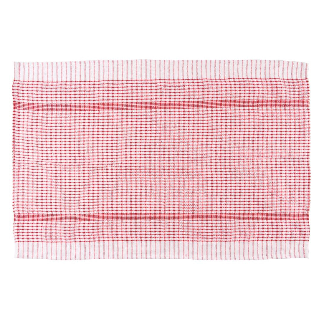 Torchons Vogue Wonderdry rouges (lot de 10) — CC595