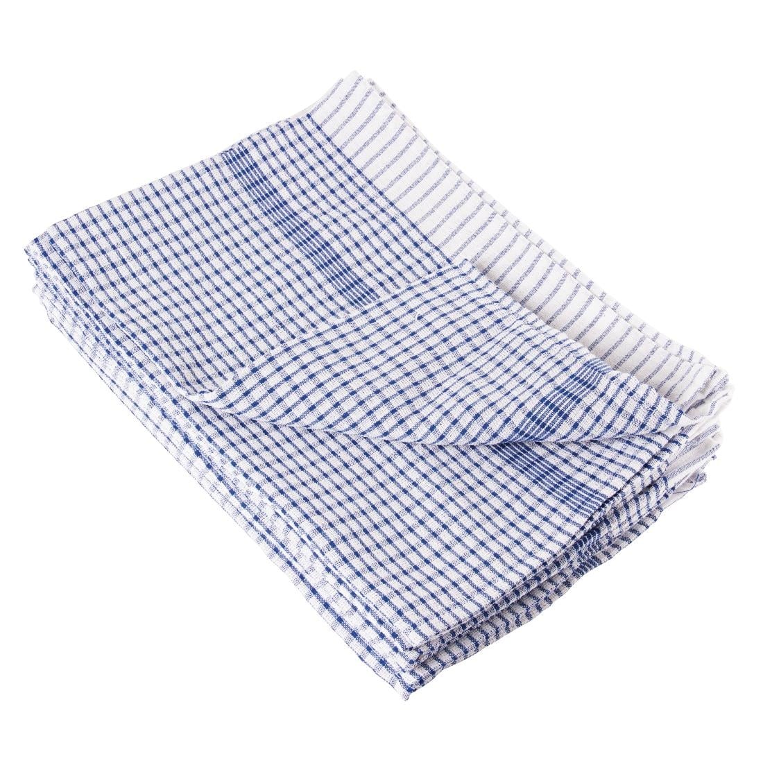 Torchons Vogue Wonderdry bleus (lot de 10) — CC596