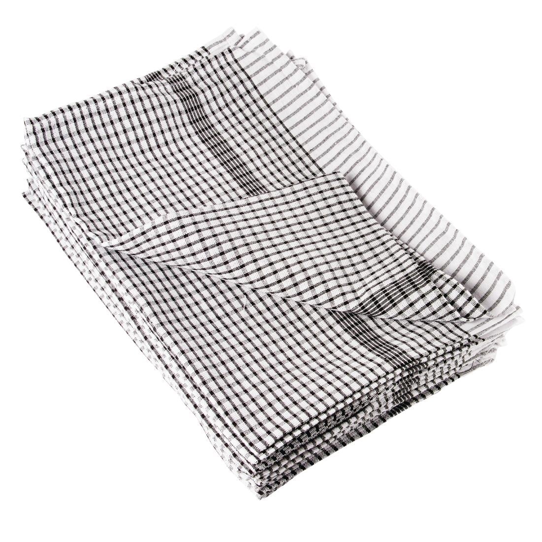 Torchons Vogue Wonderdry noirs (lot de 10) — CC597