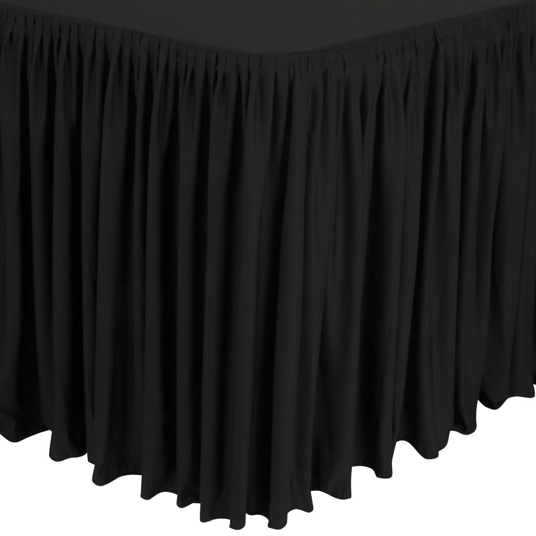 Nappe et juponnage noirs - modèle froncé — CD397