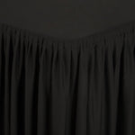 Nappe et juponnage noirs - modèle froncé — CD397