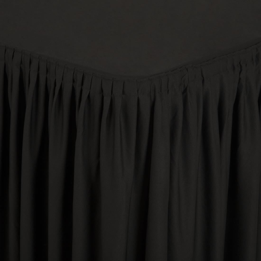 Nappe et juponnage noirs - modèle froncé — CD397