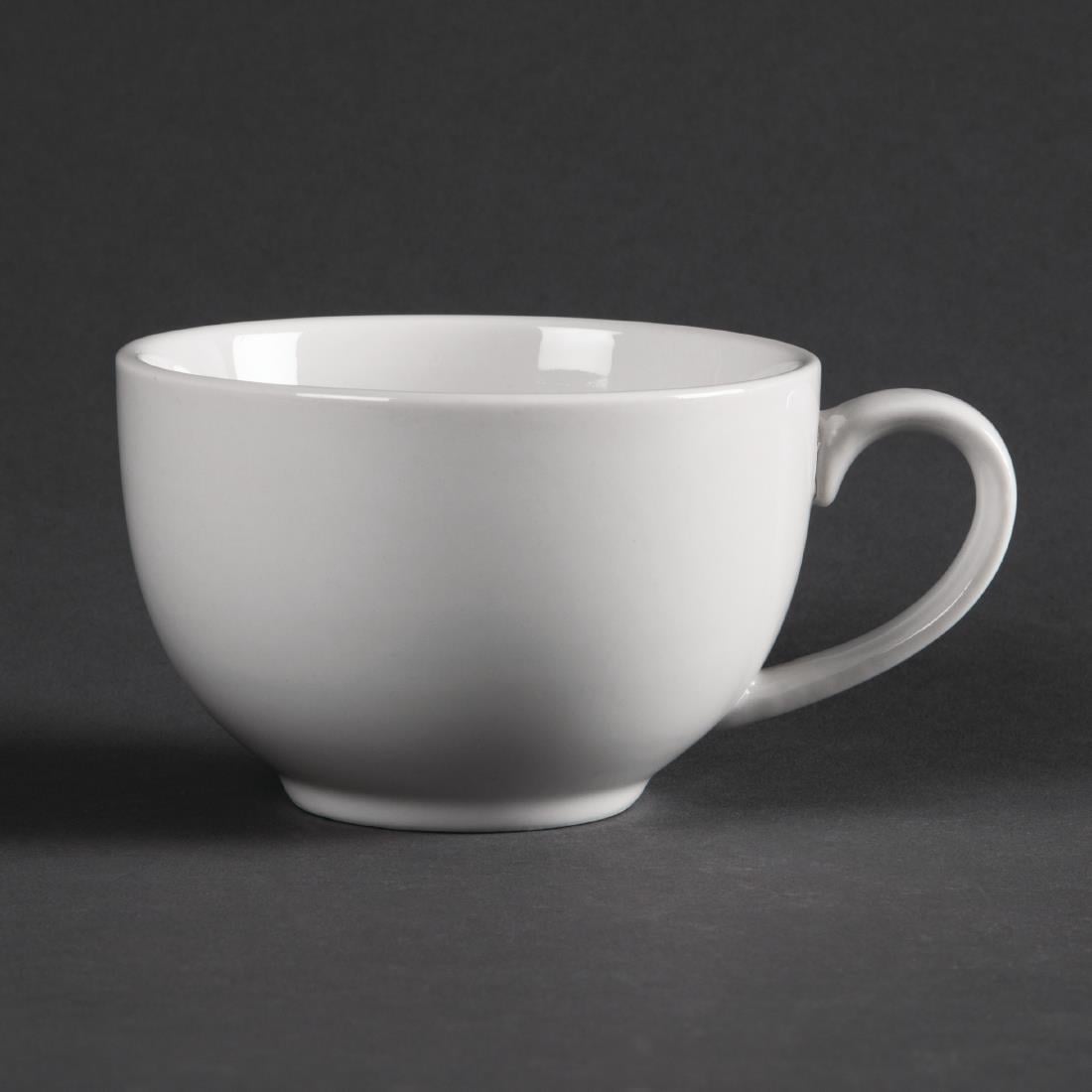 Tasses élégantes Olympia Whiteware 230ml (lot de 12) — CD735