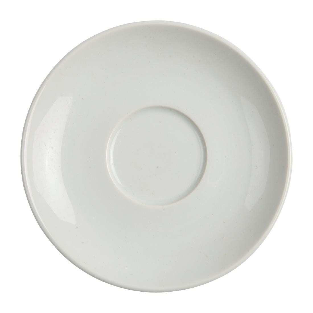 Soucoupes Élégantes Olympia Whiteware 148mm (lot de 12) — CD737