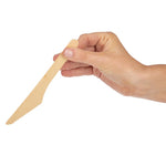 Couteaux en bois biodégradables lot de 100 — CD902