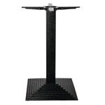 Pied de table carré effet escalier en fonte Bolero — CE153