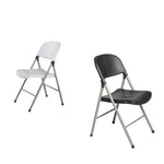 Chaises pliantes Bolero blanches (lot de 2) — CE692