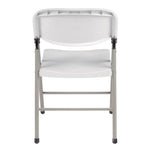 Chaises pliantes Bolero blanches (lot de 2) — CE692