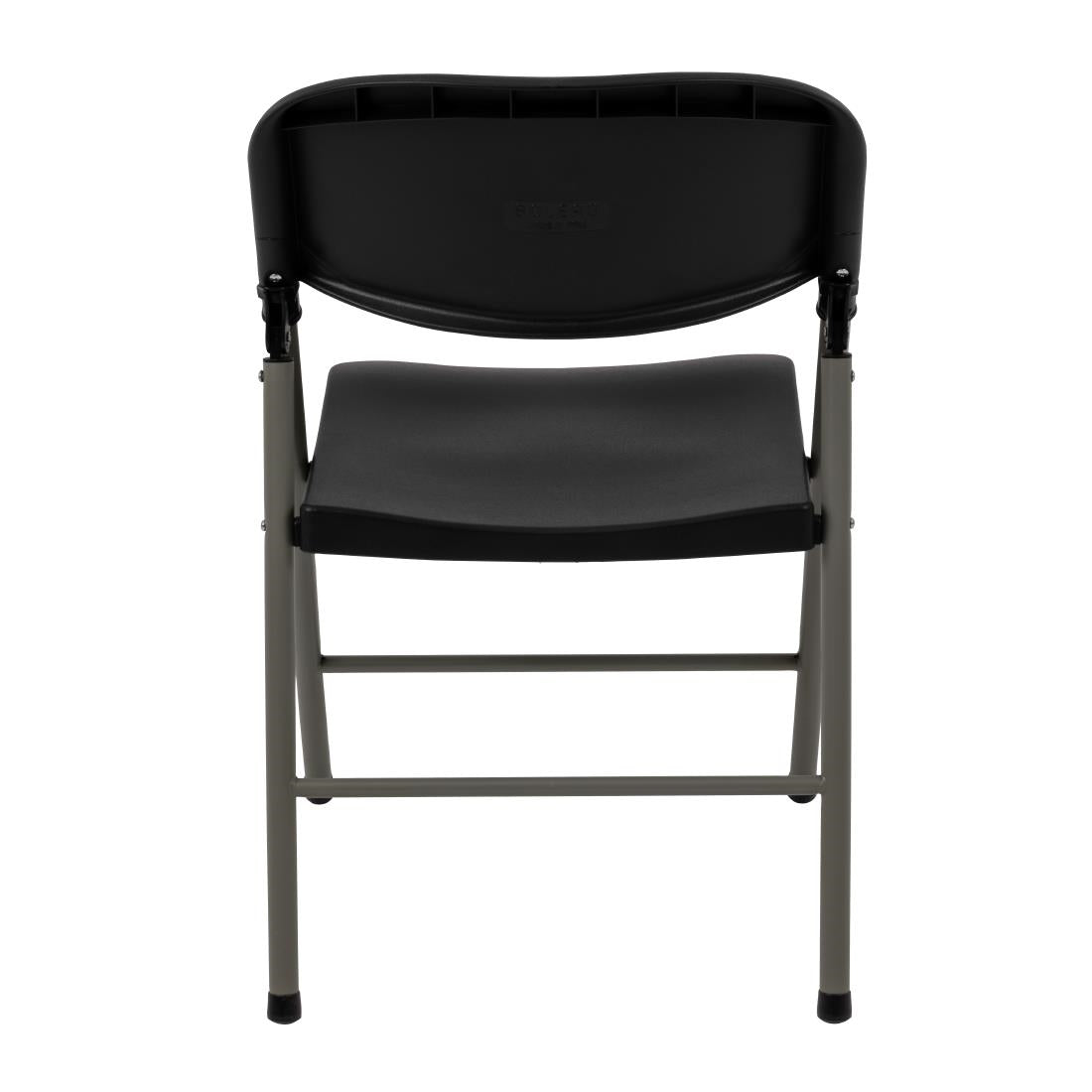 Chaises pliantes Bolero noires et grises (lot de 2) — CE693
