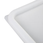 Couvercle carré blanc moyen Hygiplas — CF050