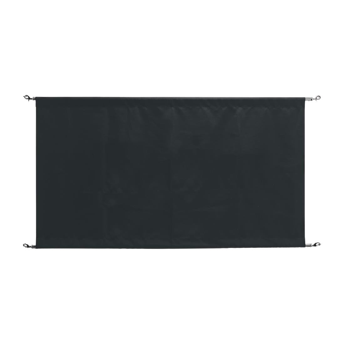 Barrière en toile Bolero noire — CF137