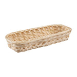 Panier rectangulaire à couverts en rotin polypropylène APS — CF301