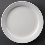 Assiettes à bord étroit Olympia Athena 165mm (lot de 12) — CF360
