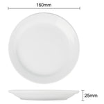 Assiettes à bord étroit Olympia Athena 165mm (lot de 12) — CF360
