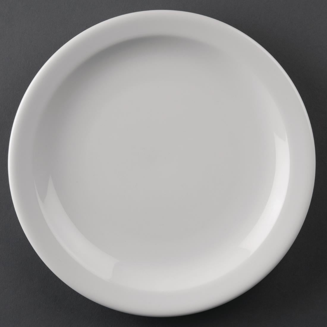 Assiettes à bord étroit Olympia Athena 205mm (lot de 12) — CF362