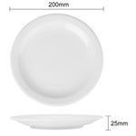 Assiettes à bord étroit Olympia Athena 205mm (lot de 12) — CF362