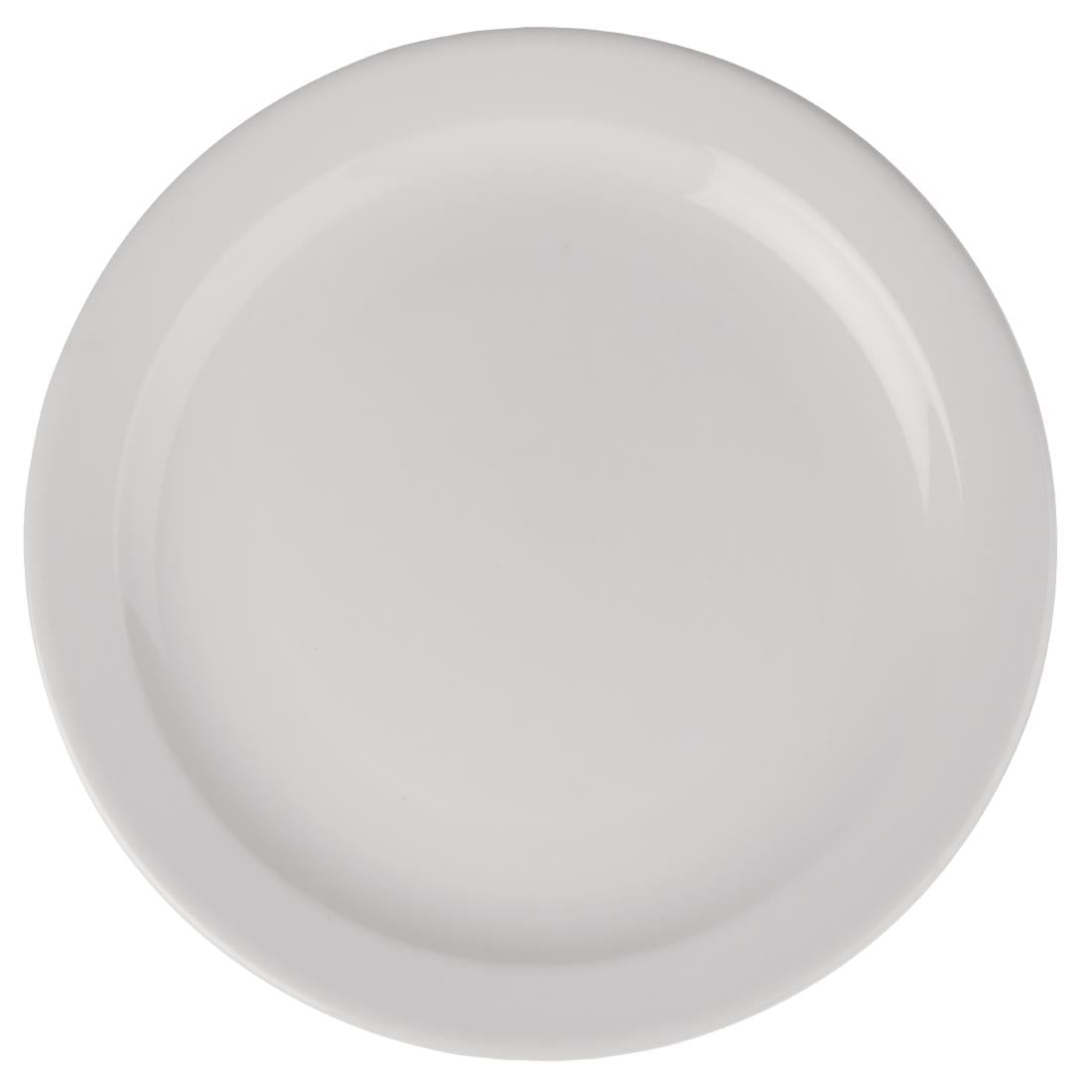 Assiettes à bord étroit Olympia Athena 254mm (lot de 12) — CF364