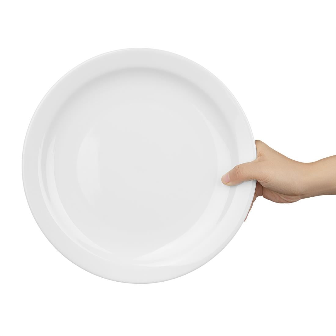 Assiettes à bord étroit Olympia Athena 284mm (lot de 6) — CF365
