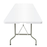Table pliable au centre Bolero blanche 2430mm — CF375