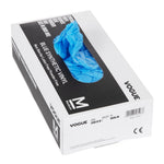 Gants alimentaires en vinyle non poudrés Hygiplas bleus M (lot de 100) — CF403-M