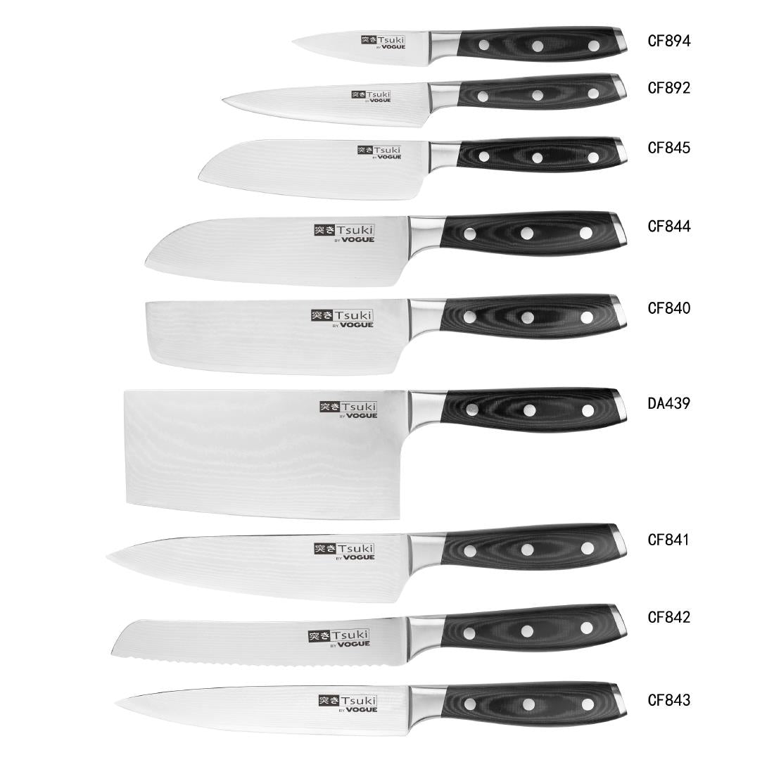 Couteau d'office Série 7 Vogue Tsuki 90mm — CF894