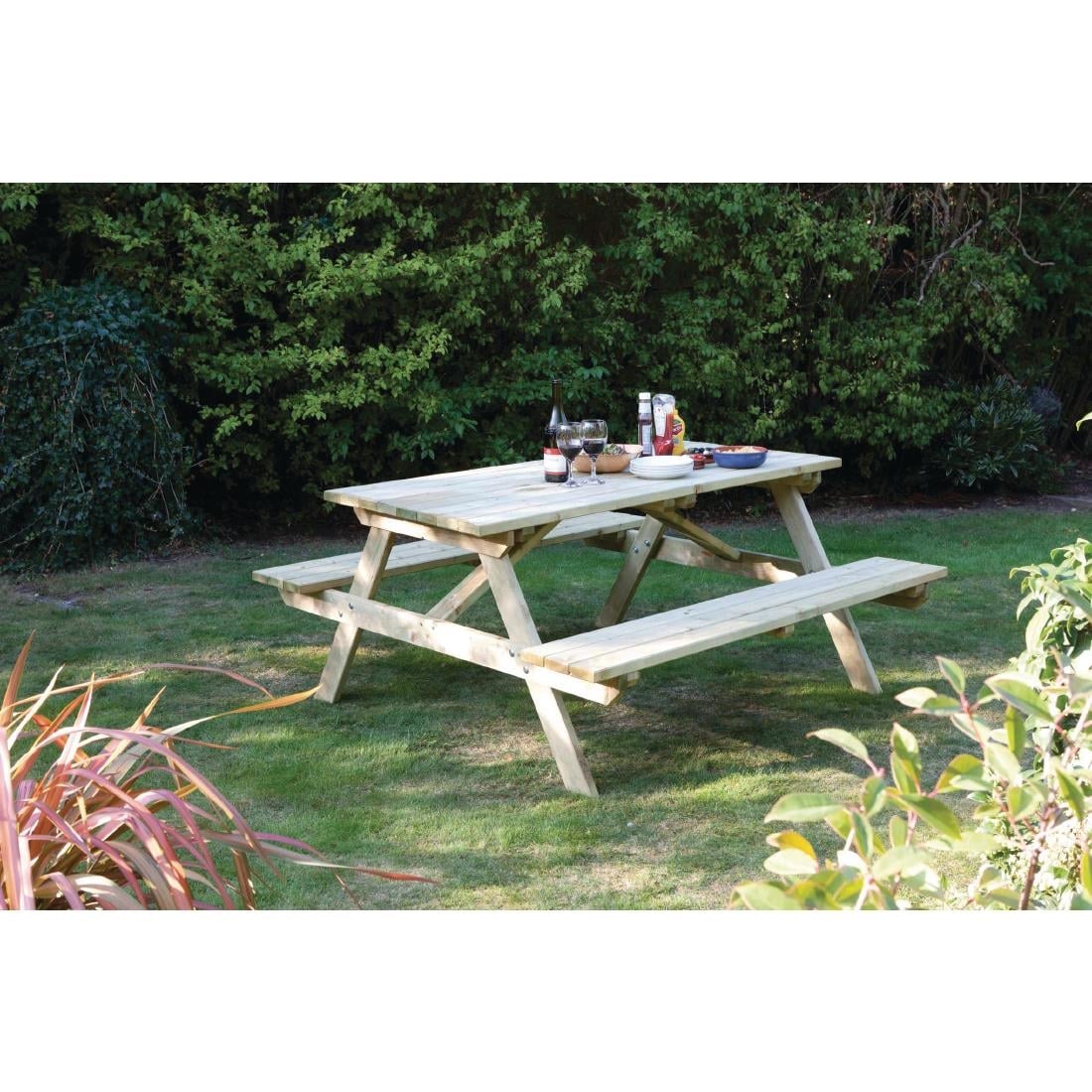 Table pique-nique en bois 1,5m — CG095