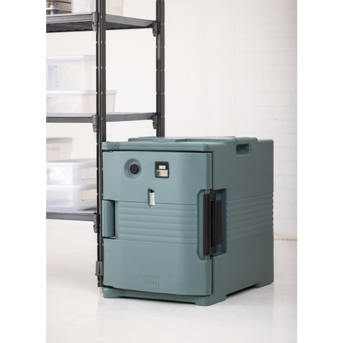 Conteneur alimentaire isotherme chauffant Cambro Camcart bleu ardoise — CG143