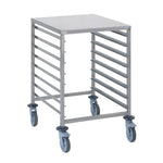 Chariot à glissières avec tablette GN2/1 Tournus 8 niveaux — CG221