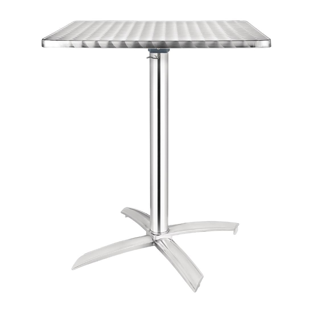 Table inox carrée à plateau basculant Bolero 600mm — CG838