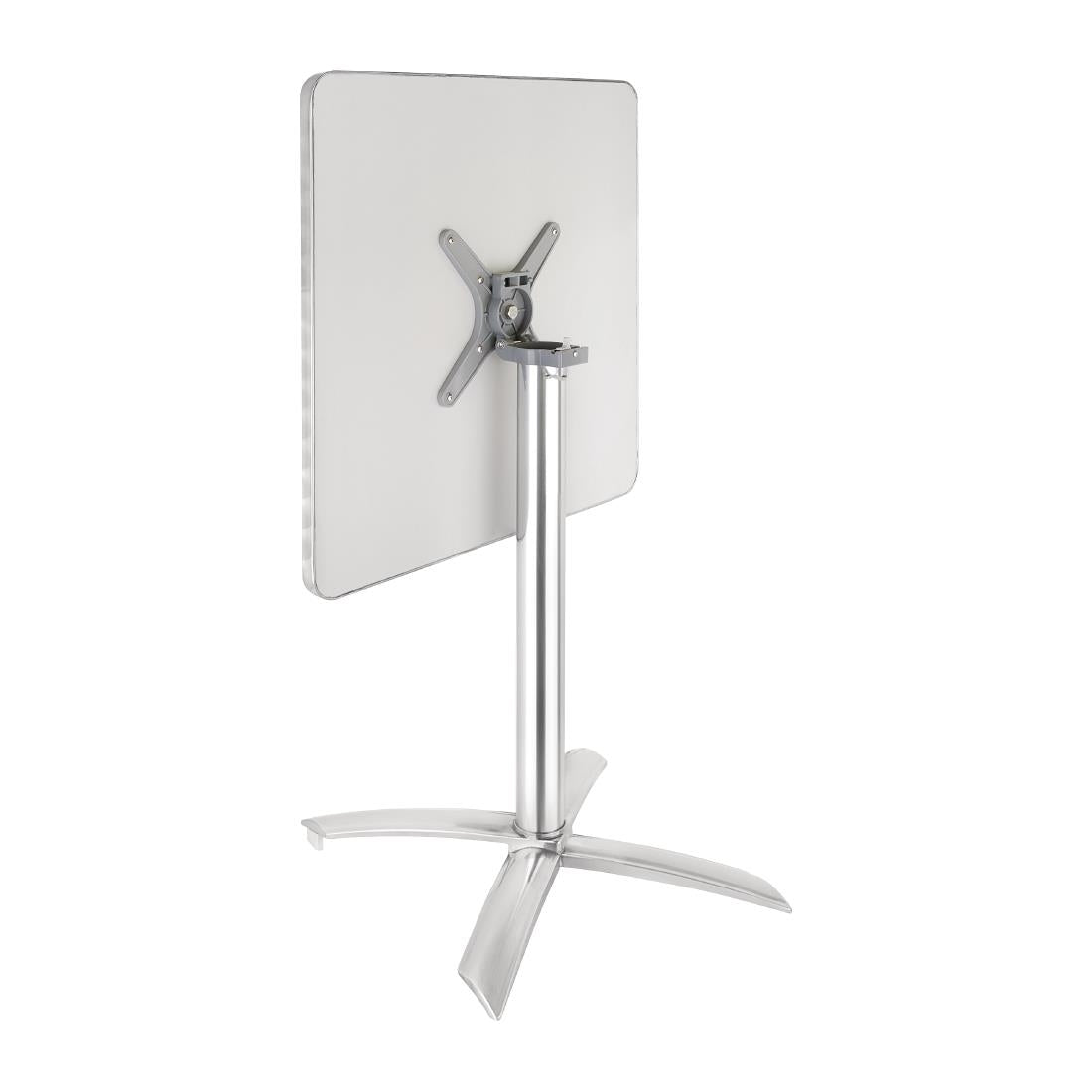 Table inox carrée à plateau basculant Bolero 600mm — CG838