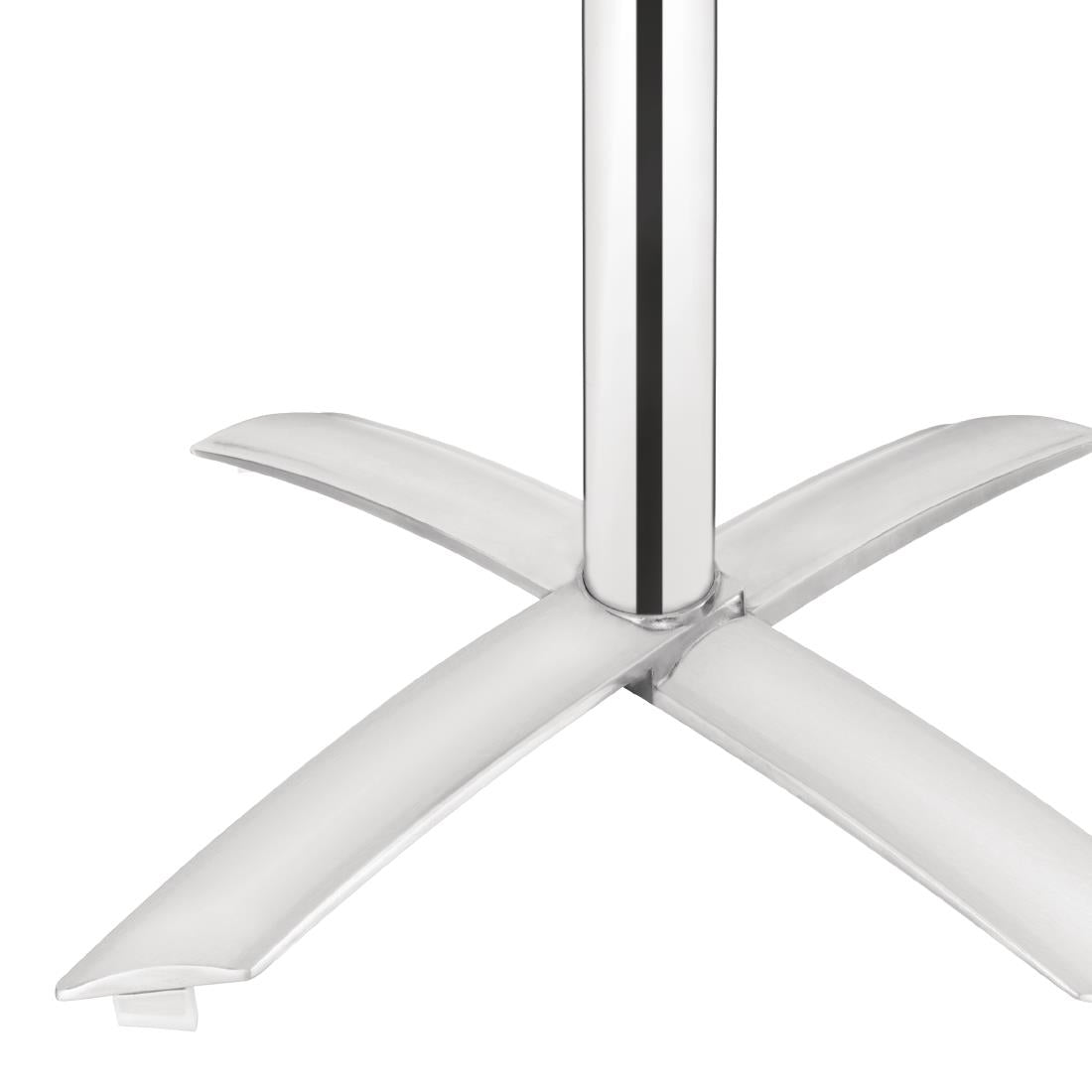 Table inox carrée à plateau basculant Bolero 600mm — CG838