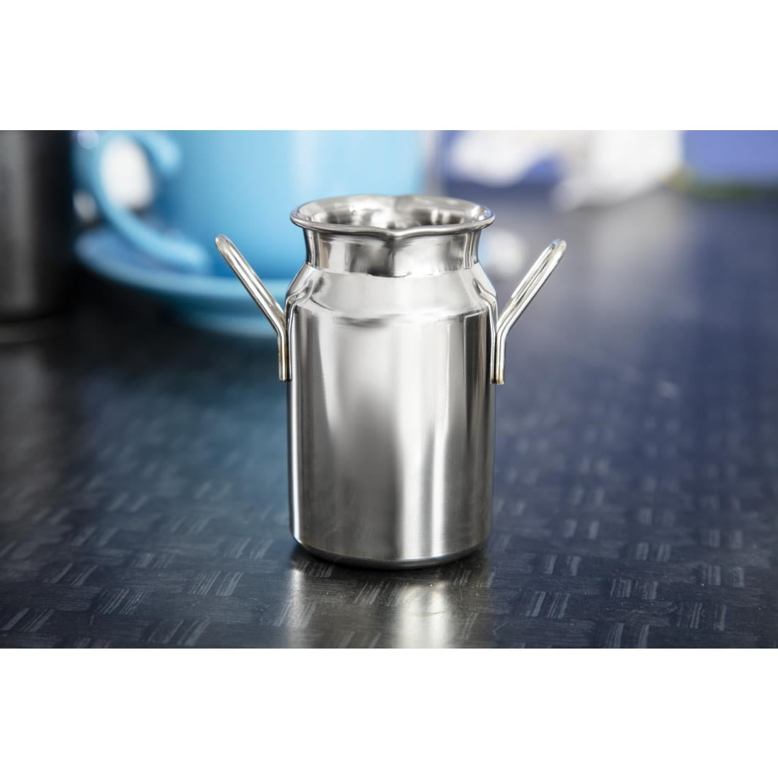 Mini bidon à lait inox Olympia taille moyenne — CL209