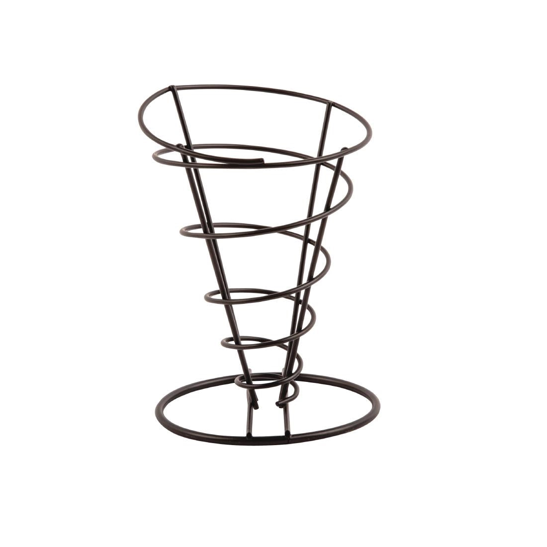 Support conique pour frites noir Olympia — CL319