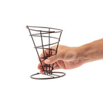 Support conique pour frites noir Olympia — CL319