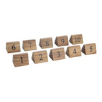 Numéros de table en bois Olympia 1 à 10 — CL392