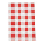 Papier ingraissable vichy rouge 190 x 310mm (lot de 200) — CL658