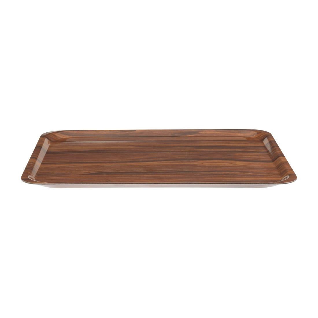Plateaux stratifiés lisses Capri Cambro noyer 460 mm (lot de 24) — CL702