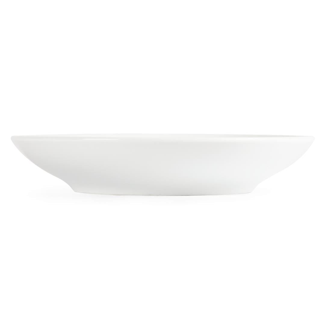 Assiettes creuses Olympia Whiteware 260mm (lot de 6) — CM187