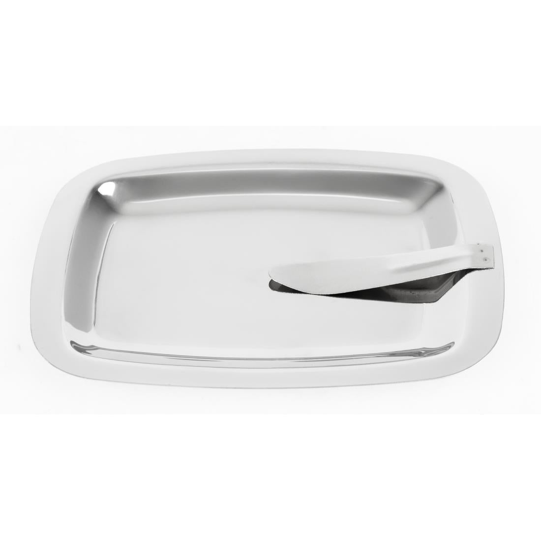 Plateau addition inox avec clip Olympia — CM759