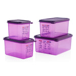 Bac hermétique violet antiallergénique GN1/6 Araven 2,6L — CM786