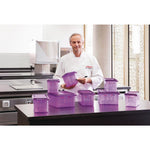Bac hermétique violet antiallergénique GN1/6 Araven 2,6L — CM786