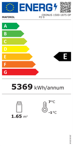 Étiquette énergétique officielle — Combisteel 7350.0015