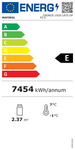 Étiquette énergétique officielle — Combisteel 7350.0045