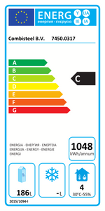 Étiquette énergétique officielle — Combisteel 7450.0317 — classe C