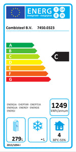 Étiquette énergétique officielle — Combisteel 7450.0323 — classe C