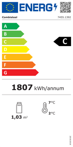 Étiquette énergétique officielle — Combisteel 7455.1392 — classe C